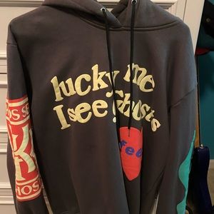 lucky me i see ghosts hoodie